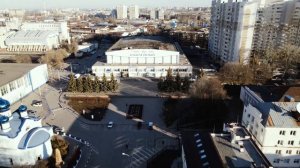 Воронеж с квадрокоптера. Центр города.