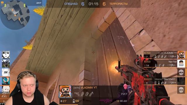 СМОЖЕМ УДЕРЖАТЬ ЛЕГЕНДУ С ВЛАДМИКСОМ В ММ 10 КАТОК? ПРОТИВ НАС ПОПАЛСЯ ЛИБЕРТИ в стандофф 2... смотреть онлайн