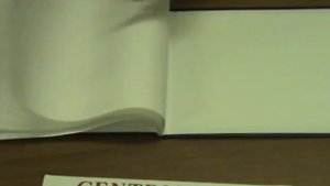 Шнуровка журнала с твердой обложкой