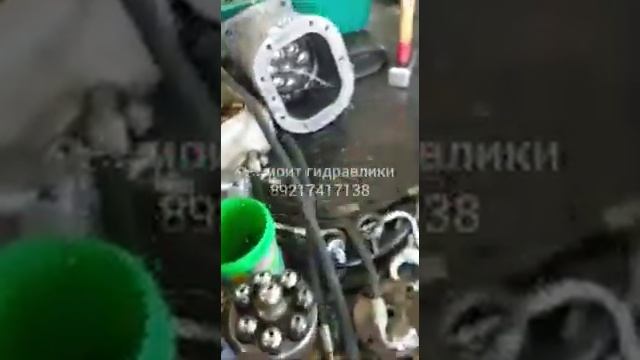 Ремонт гидронасоса hitachi. Камни в гидронасосе