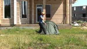 сборка палатки Quechua