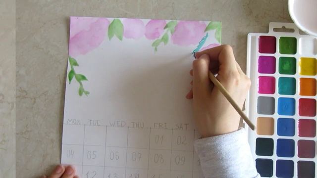 как сделать собственный календарь своими руками | DIY Calendar | HOW TO MAKE CALENDAR