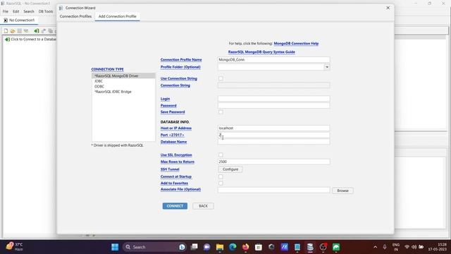 How to connect mongodb with razorsql смотреть онлайн