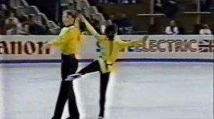 Елена Валова - Олег Васильев. ЧМ 1988. ПП. 1988 Worlds. Valova - Vasiliev. FP.