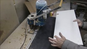 Сверление отверстий под мебельные петли на станке BlueMax Mini