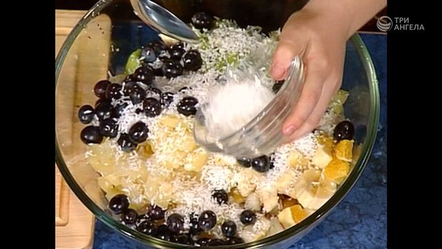 Фруктовый салат "Радуга", сладкая колбаска | Простые видео рецепты здорового питания смотреть онлайн