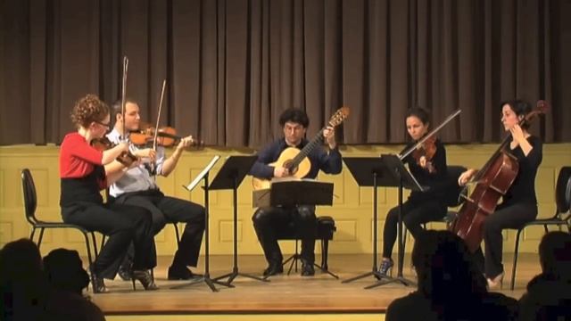 Tango en Skai, quintet version, Aaron Larget-Caplan - guitar смотреть онлайн
