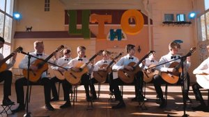 Русская народная песня  «Как за речкой диво», обр. Л. Шумеева #ансамбльгитаристов #гитара #сеземов