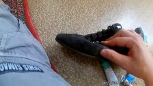 Ремонт подошвы кроссовок  монтажным клеем Akfix 610 PU