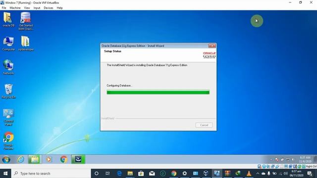ORACLE 11g INSTALLATION || HOW TO INSTALL FIRST TIME ORACLE DATABASE IN Virtual Machine Window 7