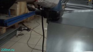 Производство прямоугольного отвода вентиляции