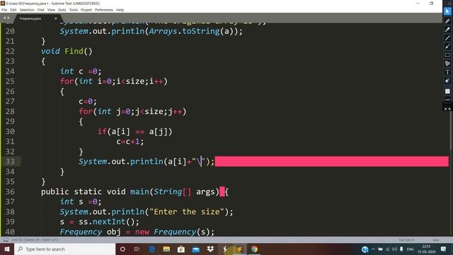 Frequency of Each Element With Out Repetition смотреть онлайн