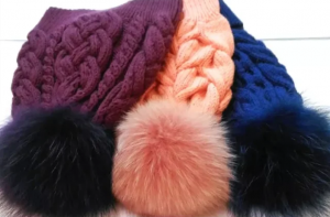 Сколько набрать петель для шапки с косами/// Снятие мерок /// Расчет петель по образцу.