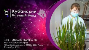 "Наука 0+" в Краснодаре | ФГБНУ ФНЦ Риса