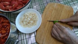 Самая густая, острая и вкусная аджика на зиму по - грузински.