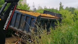 Провалился самосвал FAW G6
