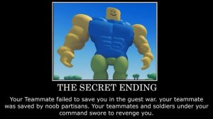 Noobs in combat - All Endings (Roblox)