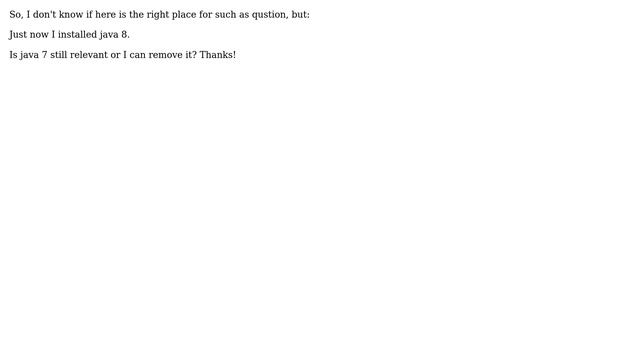 Remove java 7 after java 8 installed? смотреть онлайн