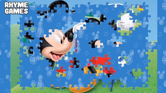 HUGE Mickey Mouse Finger Family Jigsaw Puzzle with 208 Pieces! смотреть онлайн