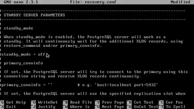 Lab 9.3 Recovery.conf смотреть онлайн