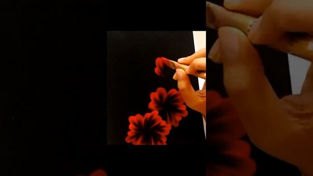 one stroke flower painting ?️