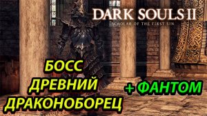 БЫСТРЕЙШИЙ БОСС! БИТВА ПРОТИВ ДРАКОНОБОРЦА В Dark Souls 2: scholar of the first sin