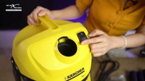 Máy Hút Bụi Khô Và Ướt Cao Cấp Karcher WD2 | Xịn Đét, Chuẩn Công Nghiệp, Gắn Máy Cưa Khít Rịt