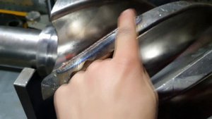 Наплавка витков шнека винтового компрессора