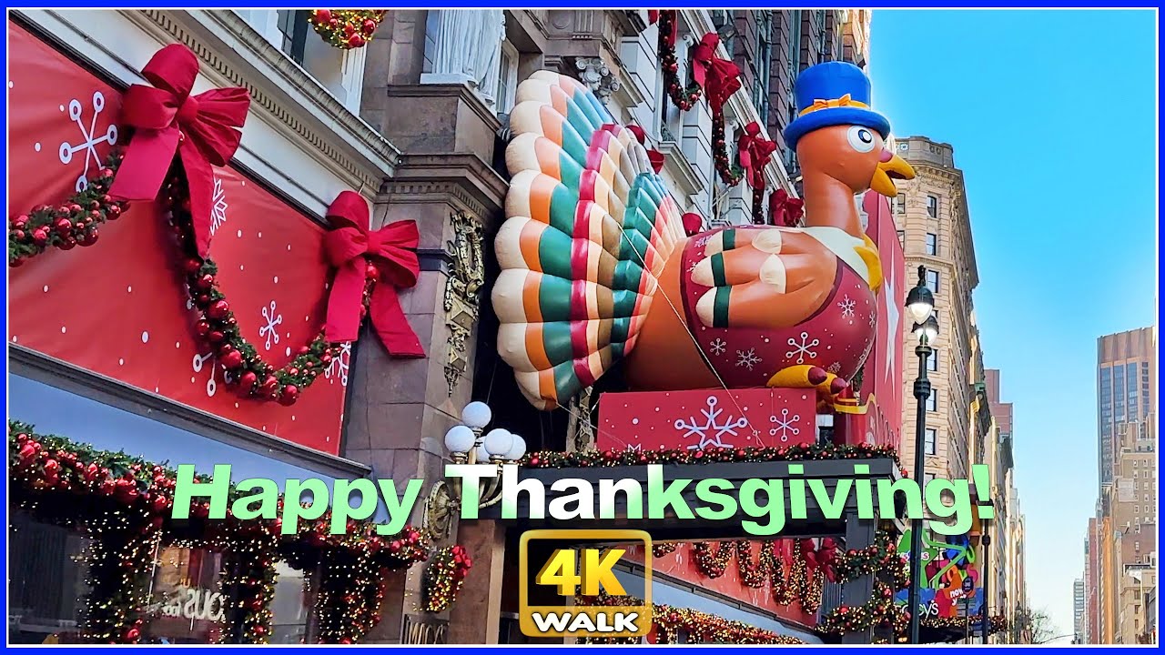 Прогулка По Нью-Йорку В День Благодарения 4К
WALK Thanksgiving in New York City NY Travel vlog 2022