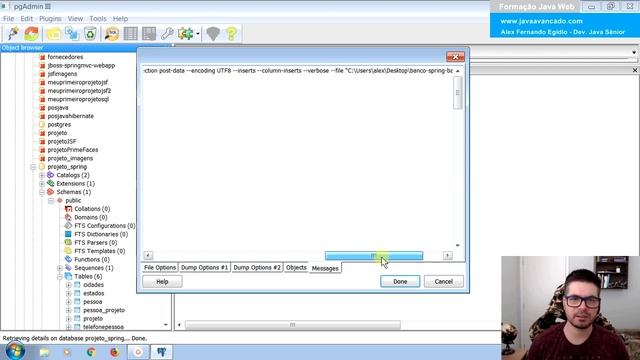 Backup e Restauração de banco postgresql смотреть онлайн