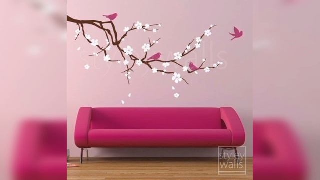 Latest Wall Stickers Designs | Latest Wall Decoration Ideas For Bedroom and Livingroom