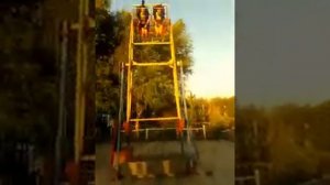 Аттракцион "Сюрприз", визг / The attraction "the Surprise".