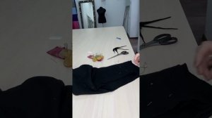 Подшиваем брюки из вязаного полотна