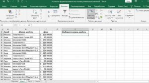 Создание раскрывающегося списка. Удаление дубликатов. Условное форматирование в таблицах MS Excel
