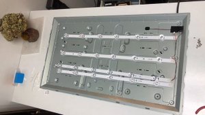 LG 32LF630 - Замена Подсветки / Backlight Replacement