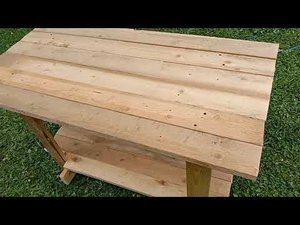 Делаем деревянный стол для дачи своими руками