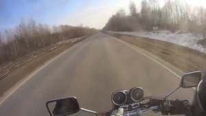 Прохват на CB400.