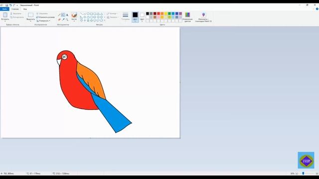 Как нарисовать ПТИЦУ/ уроки рисования смотреть онлайн