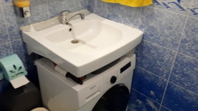 Бюджетная раковина над стиральной машиной Santek Пилот 60 см, цвет белый, отзыв, умывальник 600/600 смотреть онлайн