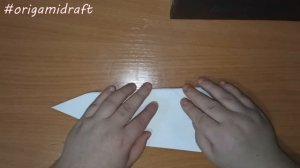 ?Оригами СКЛАДНОЙ НОЖ из бумаги А4?Origami FOLDING KNIFE made of A4 paper?
