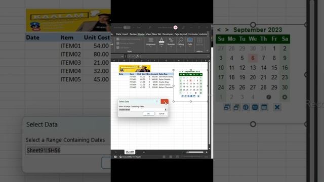 Date Picker sa Excel alam mo naba?