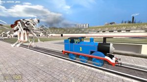 Building a Thomas Train Chased By Thomas Train in Garry's Mod