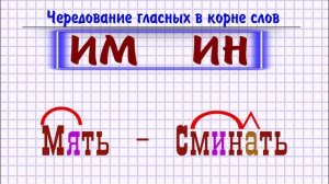 Корни с чередованием  ИМ  ИН.mp4