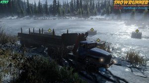 SnowRunner - УРАЛ 4320 - Юкон - Подтопленные предгорья - Неудавшаяся доставка - #297