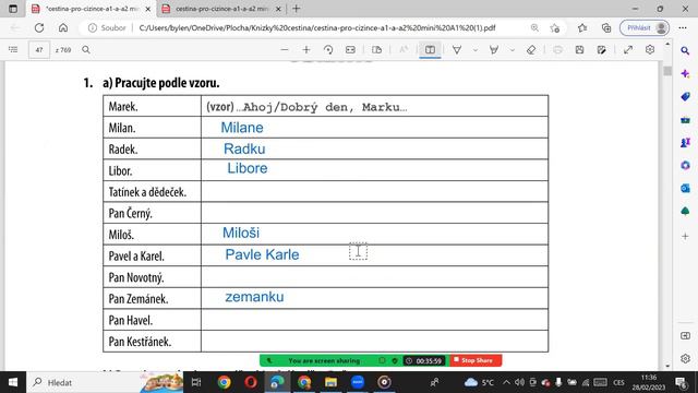 Вправи на знахiдний вiдмiнок
