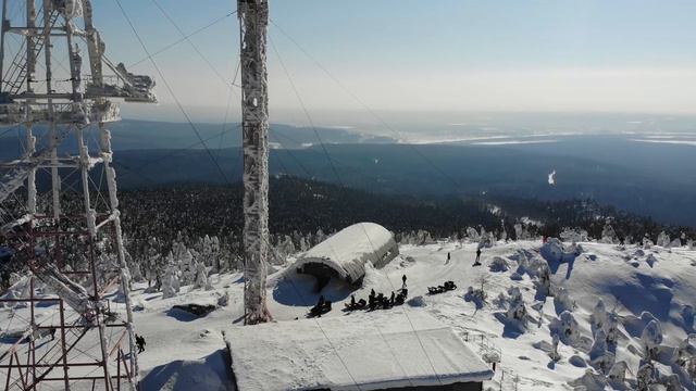 Река Вишера, камень Полюд, вышки, дорога, виды, март 2022 смотреть онлайн