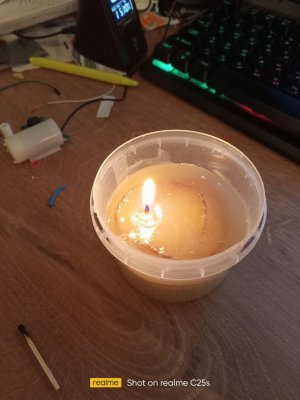 делаем свечу