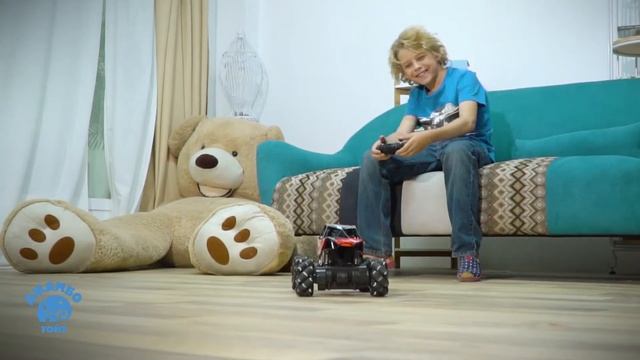 Монстр трак на радиоуправлении, масштаб 1 15, 2,4G, вращение 360 смотреть онлайн