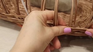 КОРЗИНА ИЗ БУМАЖНОЙ ЛОЗЫ. ПАСХАЛЬНАЯ КОРЗИНА. ПОДРОБНЫЙ МК.