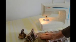 Демонстрация иглопробивной машины для работы с шерстью.Janome FM 725, обзор и  небольшой  МК.